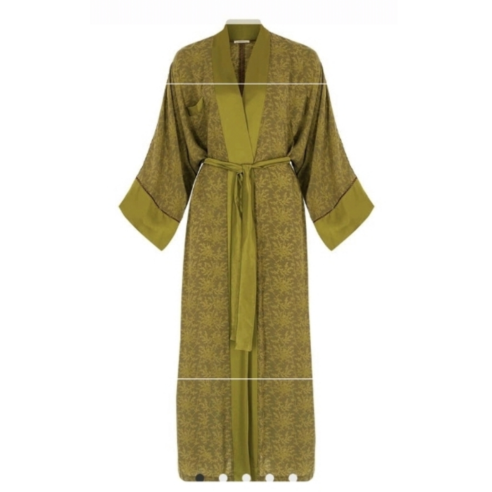 Organic silk kimono